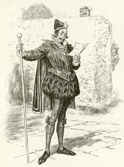 Malvolio von Charles Edmund Brock